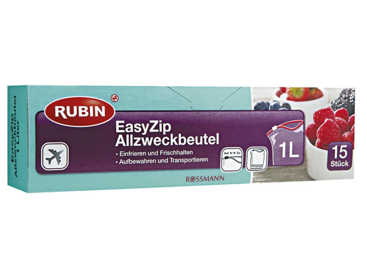Rubin 1 L Csúszózáras Tasak