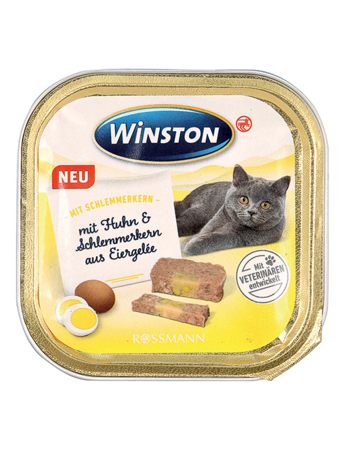 Winston Fenséges Menü alutál macskáknak, közepén tojással