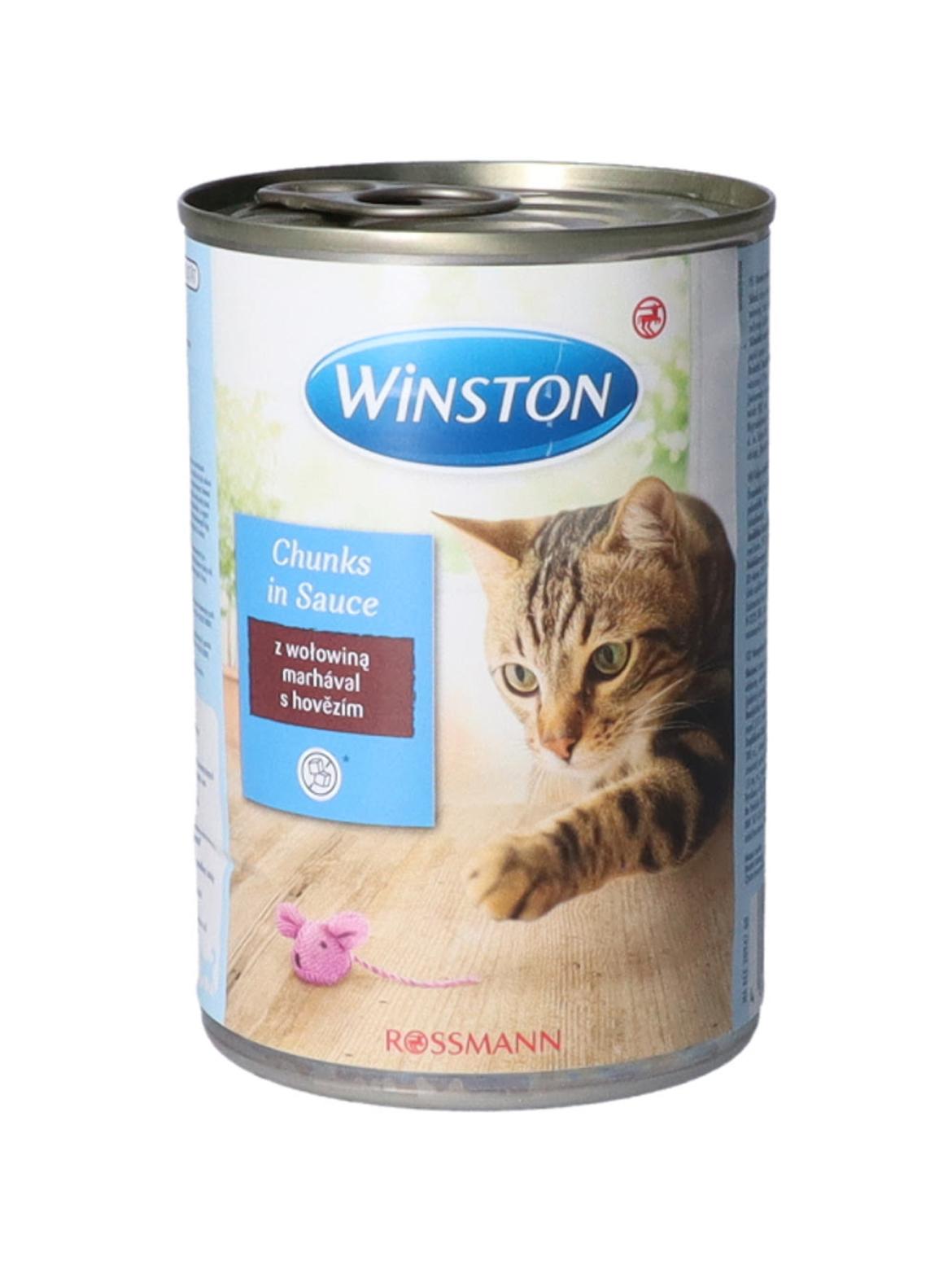 Winston konzerv macskáknak, marhahússal