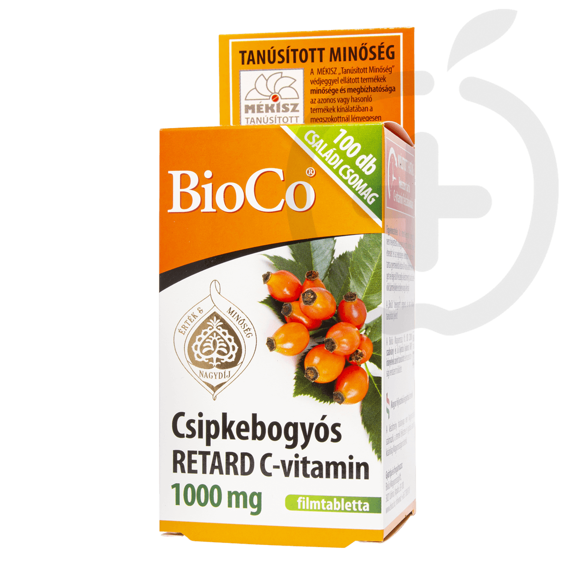 BioCo Csipkebogyós Retard C-vitamin 1000 mg Családi csomag filmtabletta