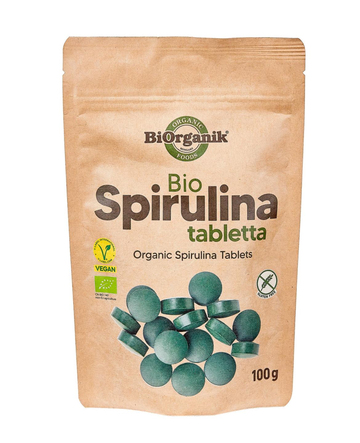 BIO spirulina tabletta 100g