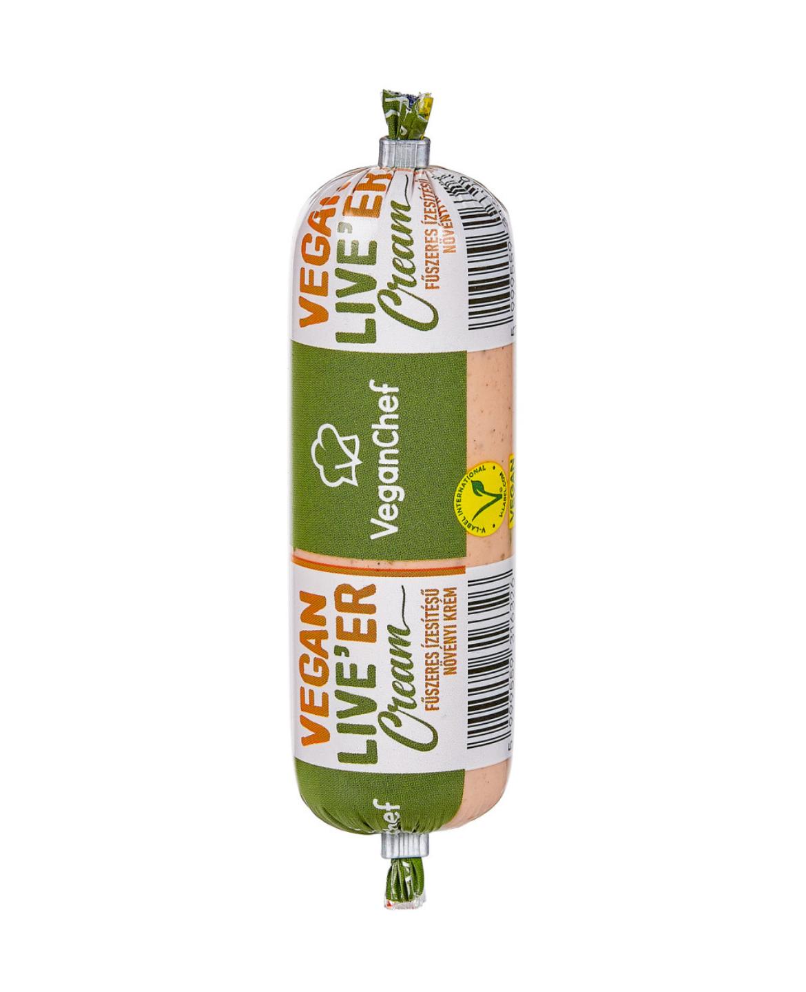 VeganChef live'er fűszeres ízesítésű növényi krém 125g