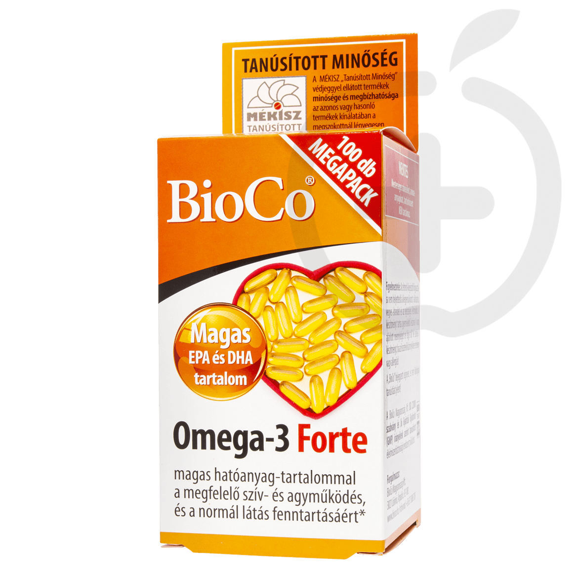 BioCo Omega-3 forte Megapack lágyzselatin kapszula