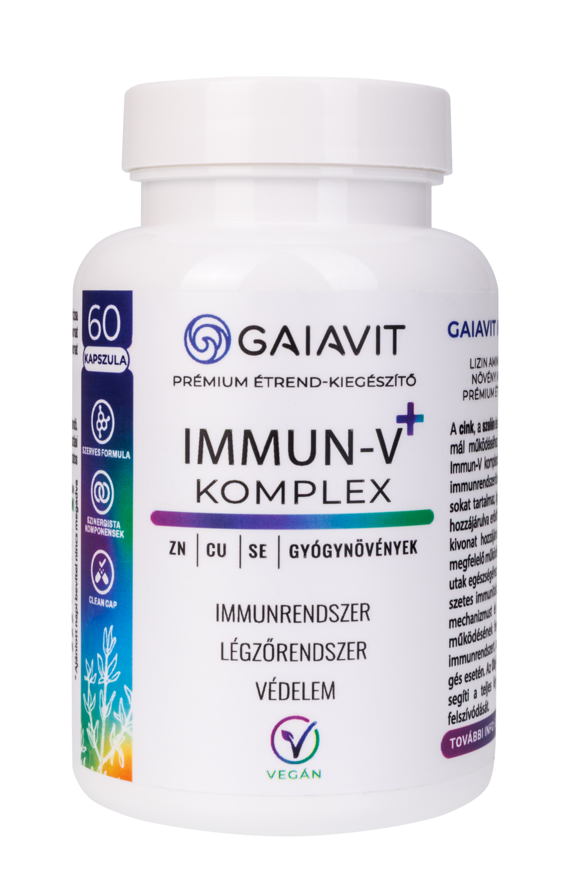Gaiavit Immun-V+ komplex - 60 kapszula