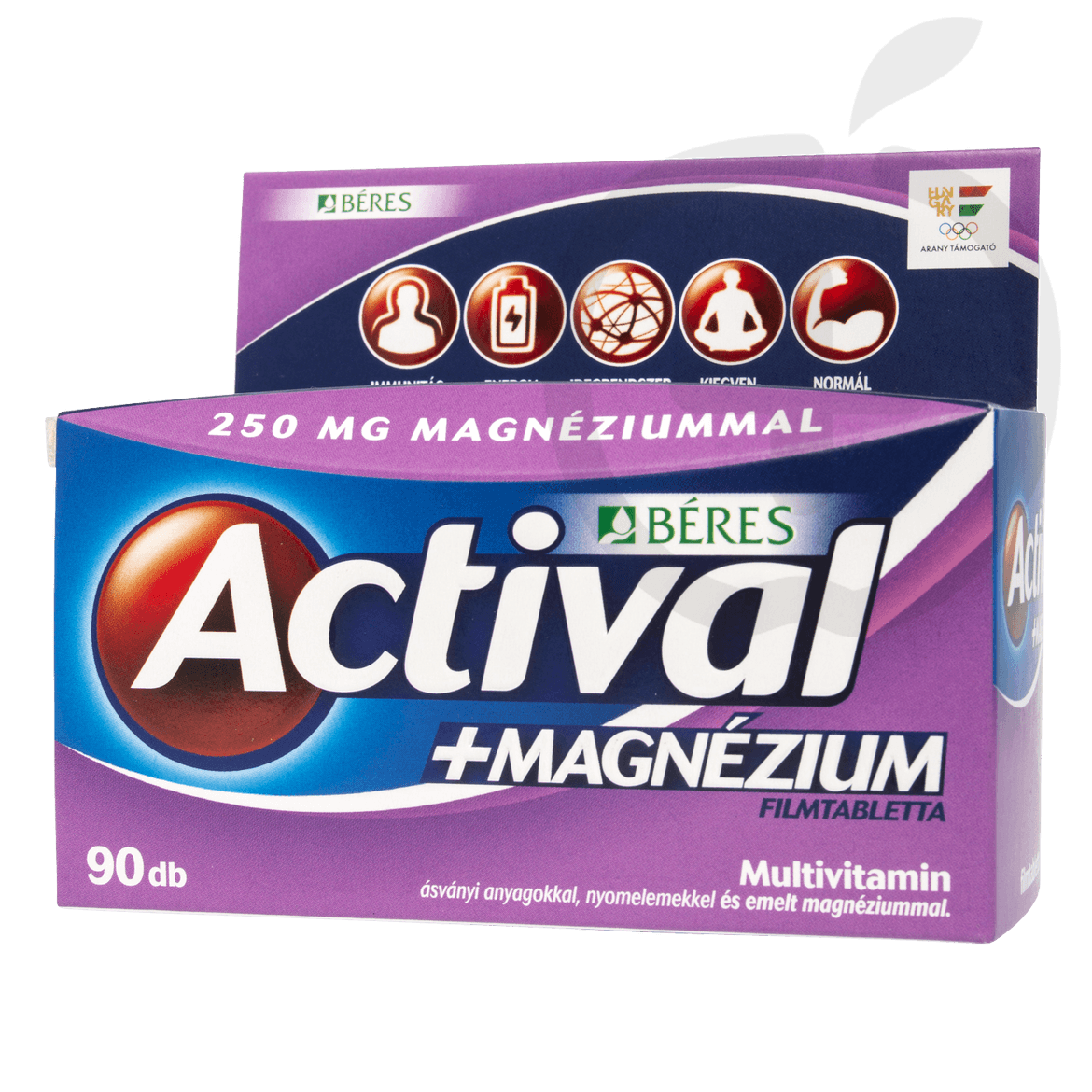 Béres Actival+Magnézium filmtabletta étrend-kiegészítő multivitamin