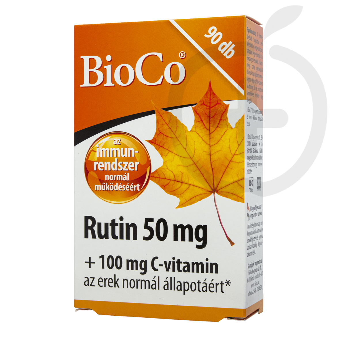 BioCo Rutin 50 mg + 100 mg C-vitamin tabletta