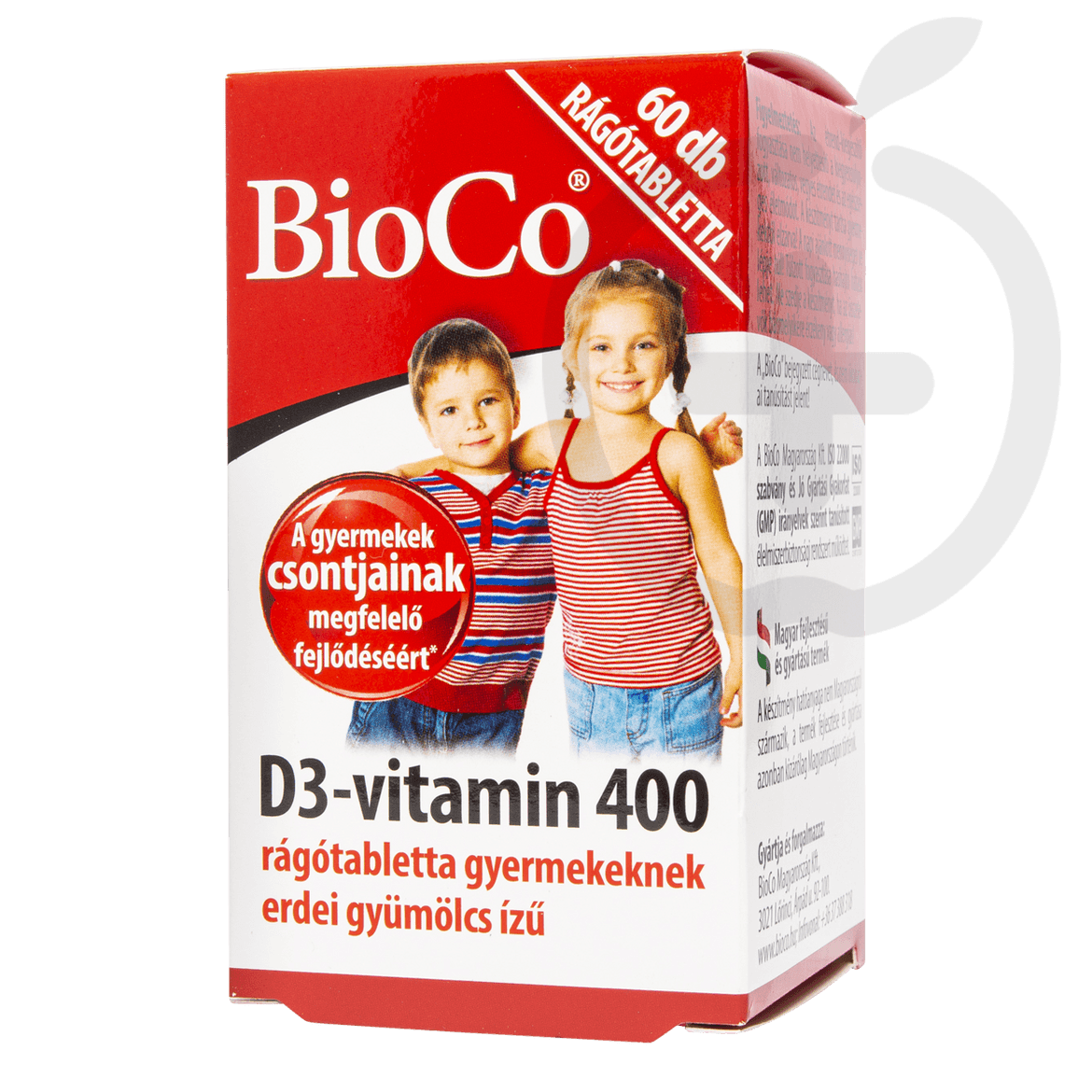 BioCo D3-vitamin 400 gyermekeknek rágótabletta