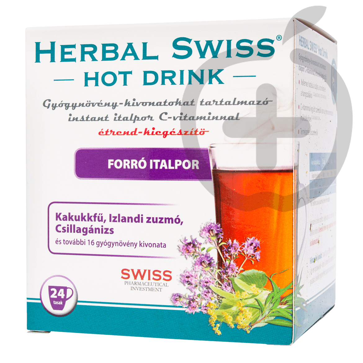 Herbal Swiss Hot Drink Instant italpor 24 db