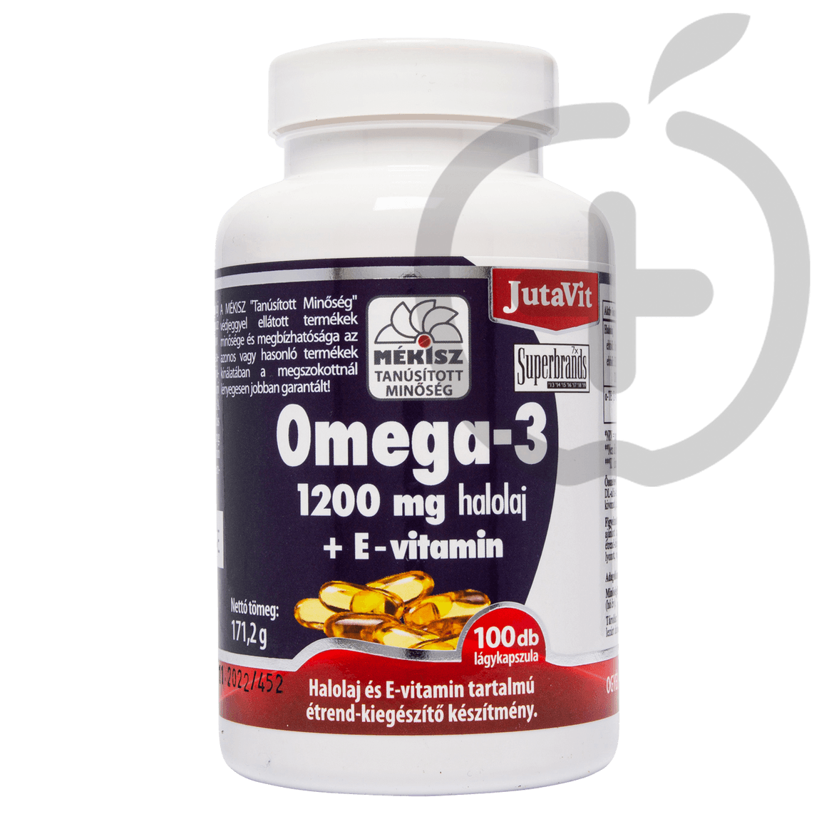 Jutavit Omega-3 halolaj 1200 mg kapszula