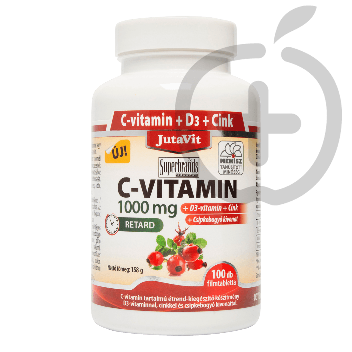 Jutavit C-vitamin 1000 mg +D3-vitamin +Cink +csipkebogyó filmtabletta