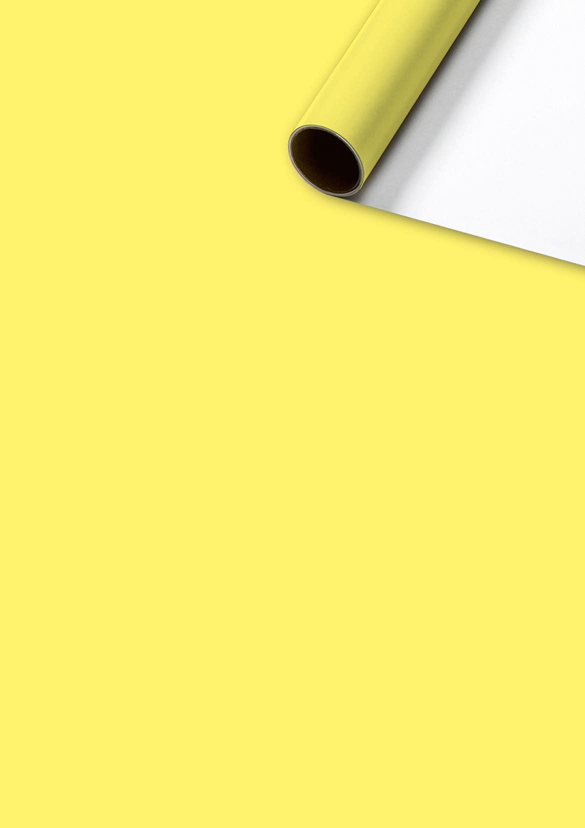 Stewo tekercses csomagolópapír (70x200 cm) sárga, Uni Plain