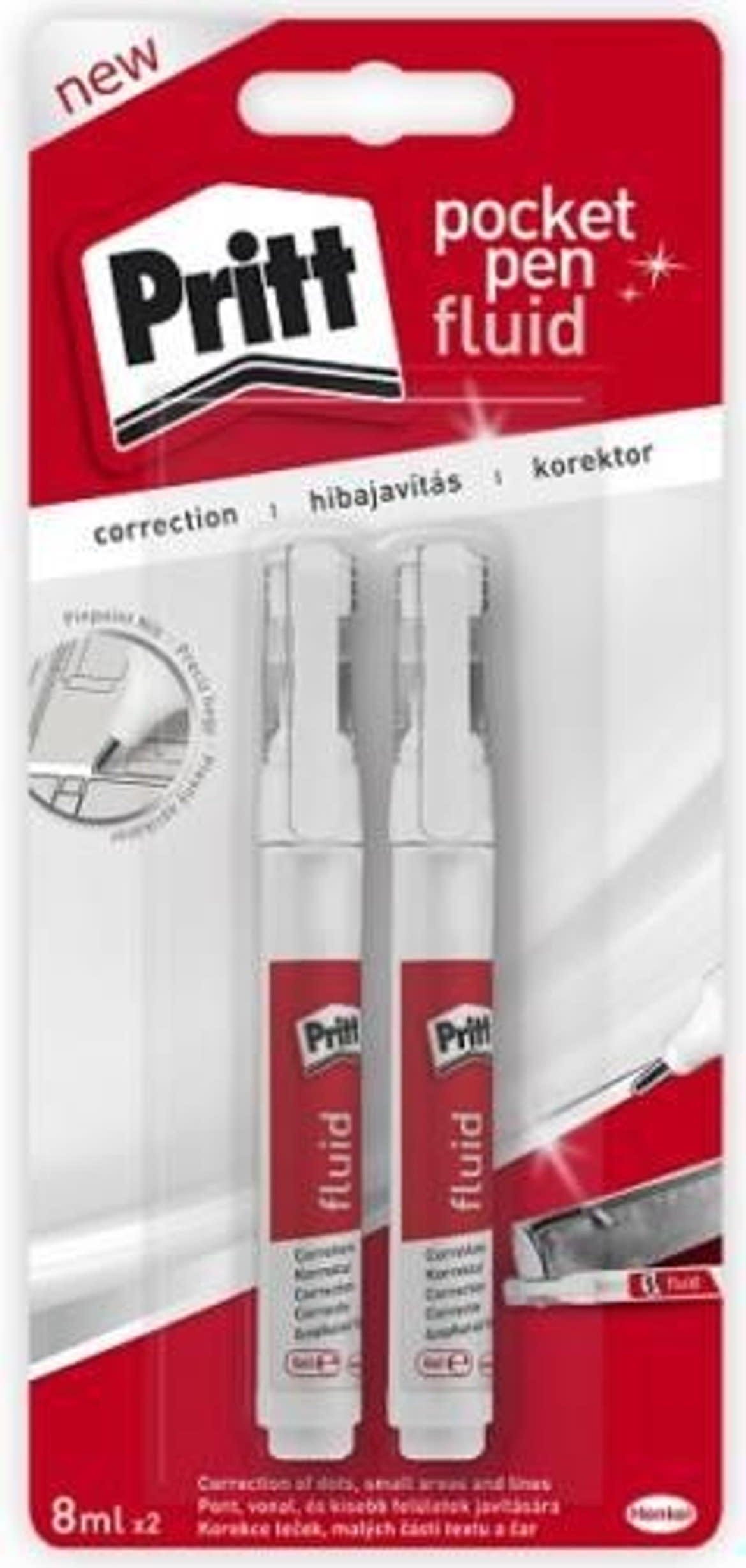 PRITT Pocket Pen hibajavító toll 2x8ml