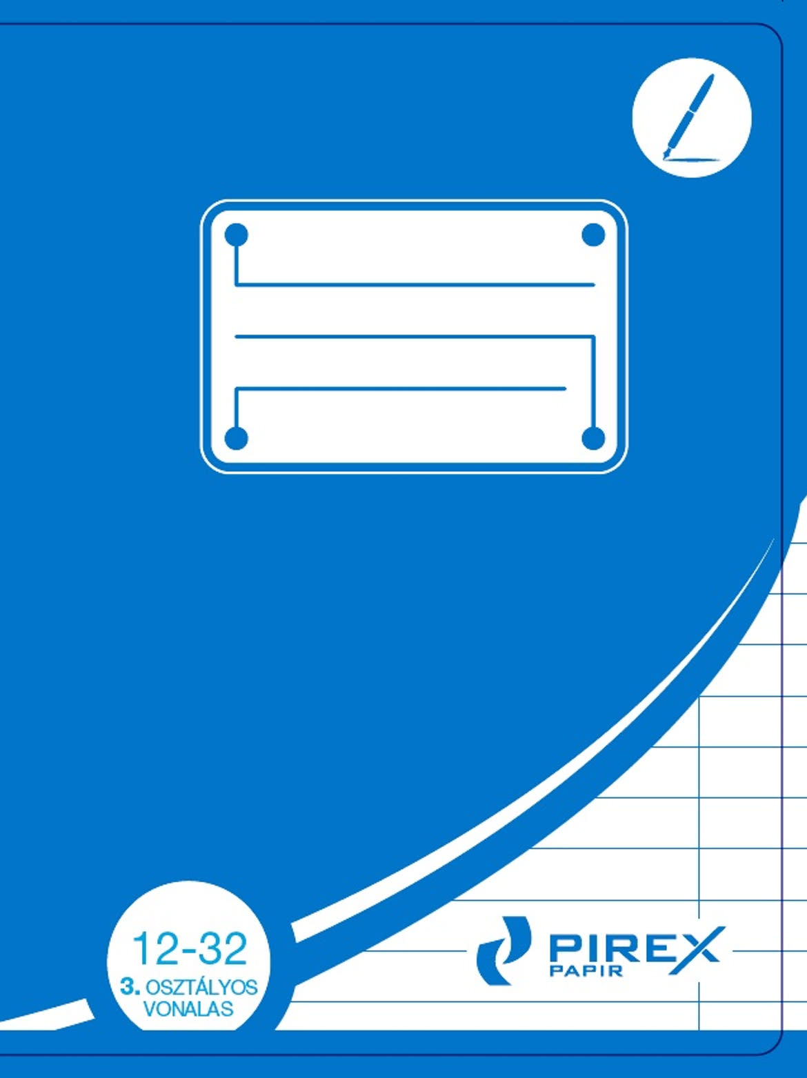 Pirex füzet A5, 12-32 3.osztályos, vonalas
