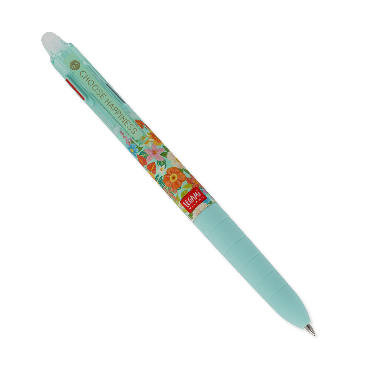 Legami 3-színű zselés toll, radírozható, virágos STATIONERY