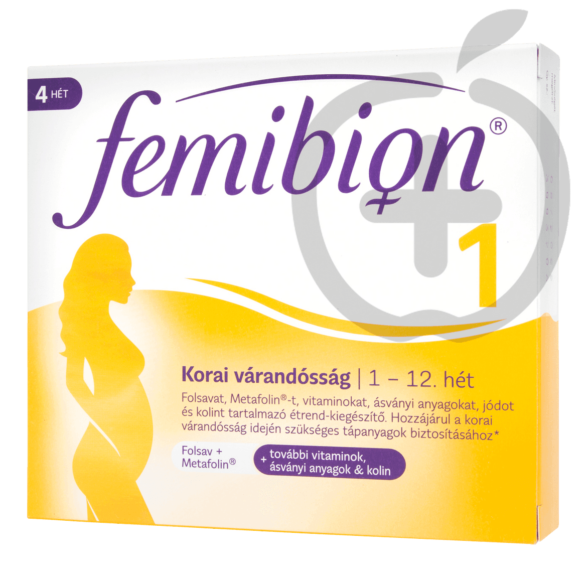Femibion 1 Korai Várandósság étrend-kiegészítő tabletta 28 db