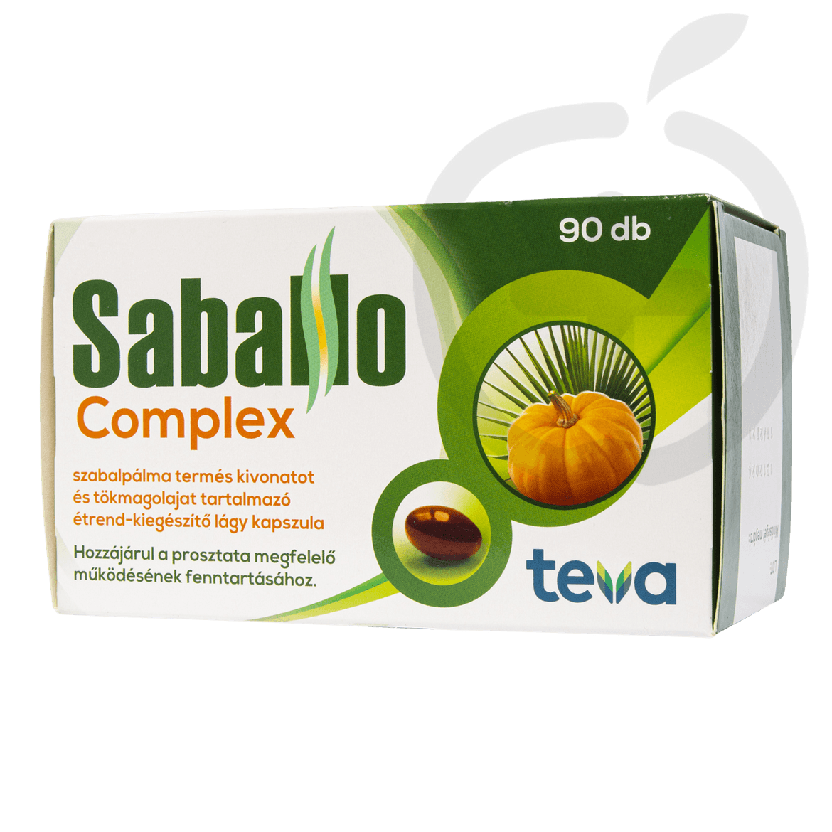 Saballo Complex szabalpálma termés kivonatot és tökmagolajat tartalmazó étrend-kiegészítő