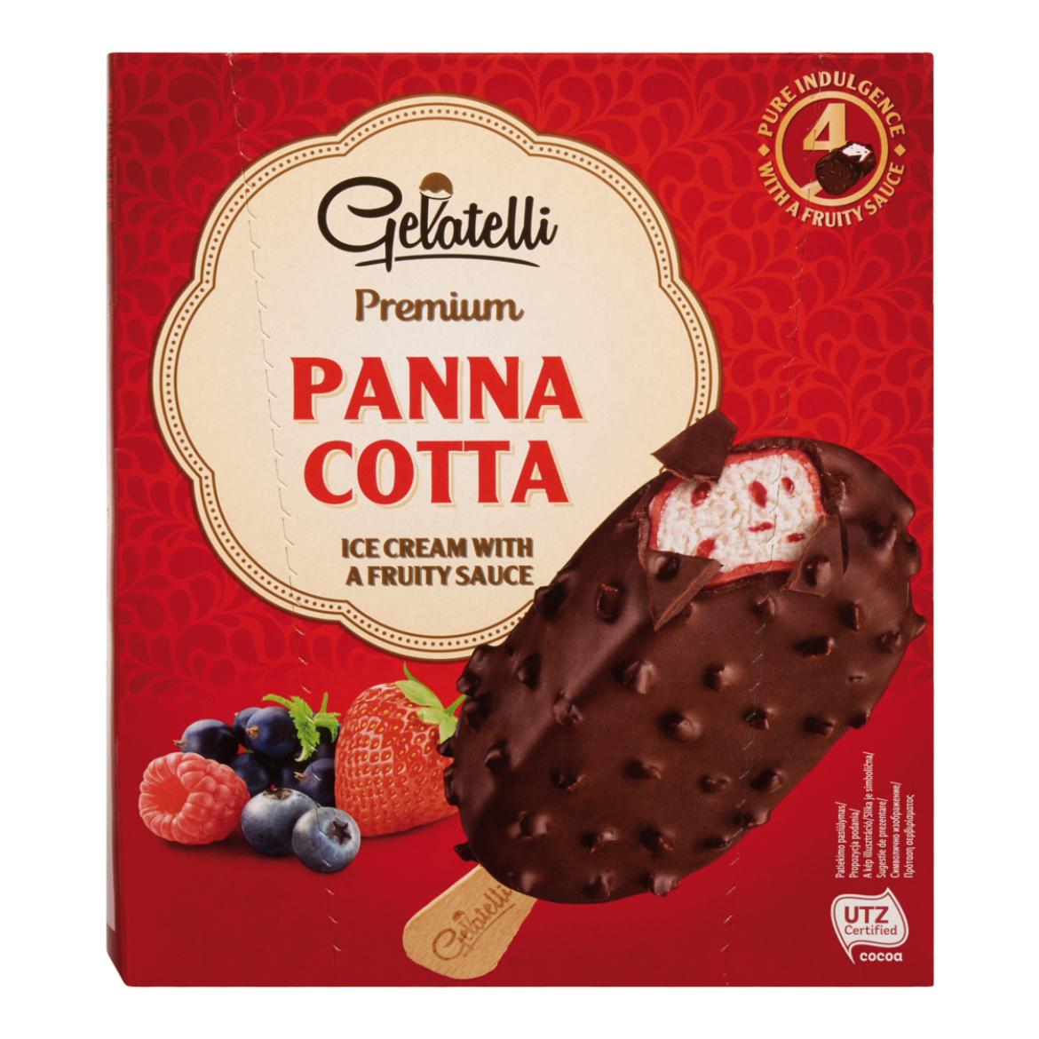 Gelatelli Pálcikás jégkrém Pannaa Cotta 4x90 ml