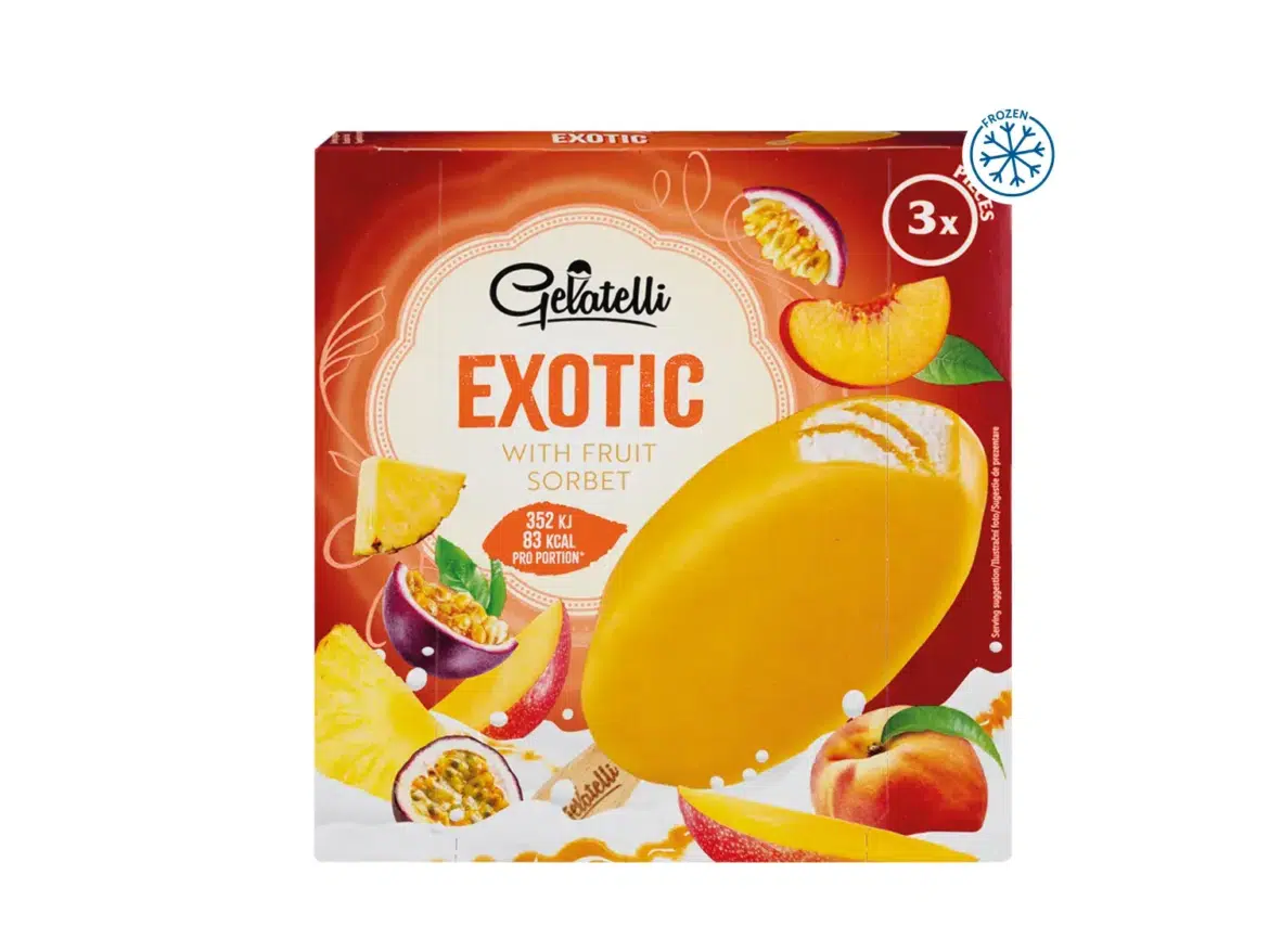 Gelatelli Jégkrém egzotikus 3x110 ml