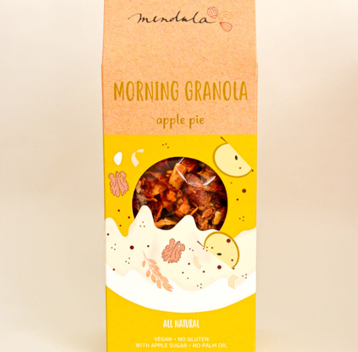 Almás pite granola
