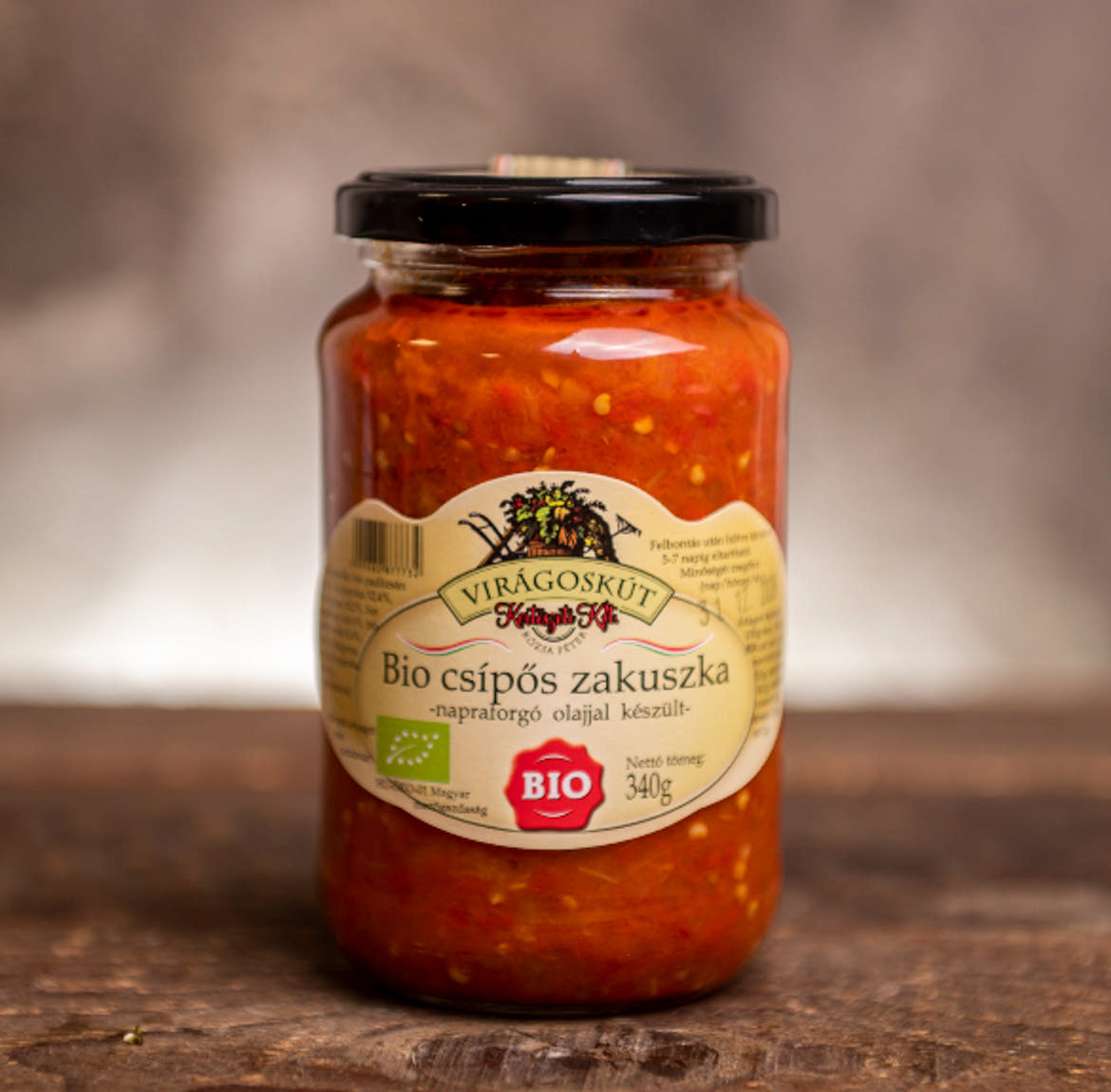 Bio csípős zakuszka 340 g
