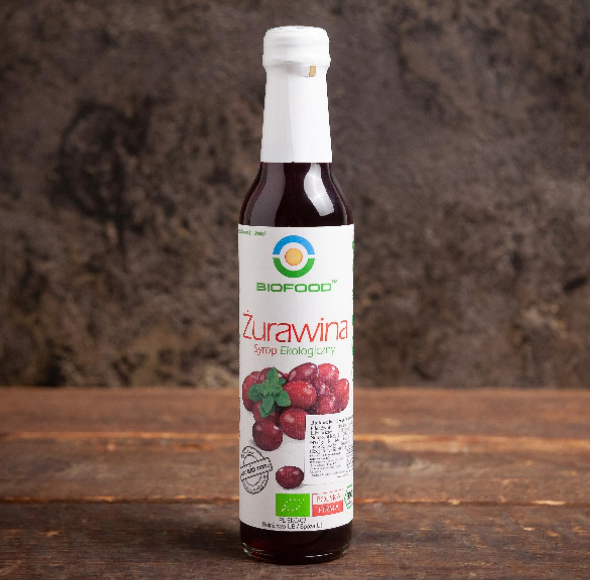 Bio Food bio tőzegáfonya szirup 250ml
