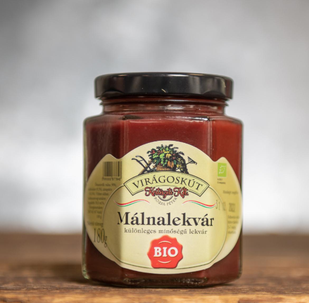 Bio málna lekvár 180 g
