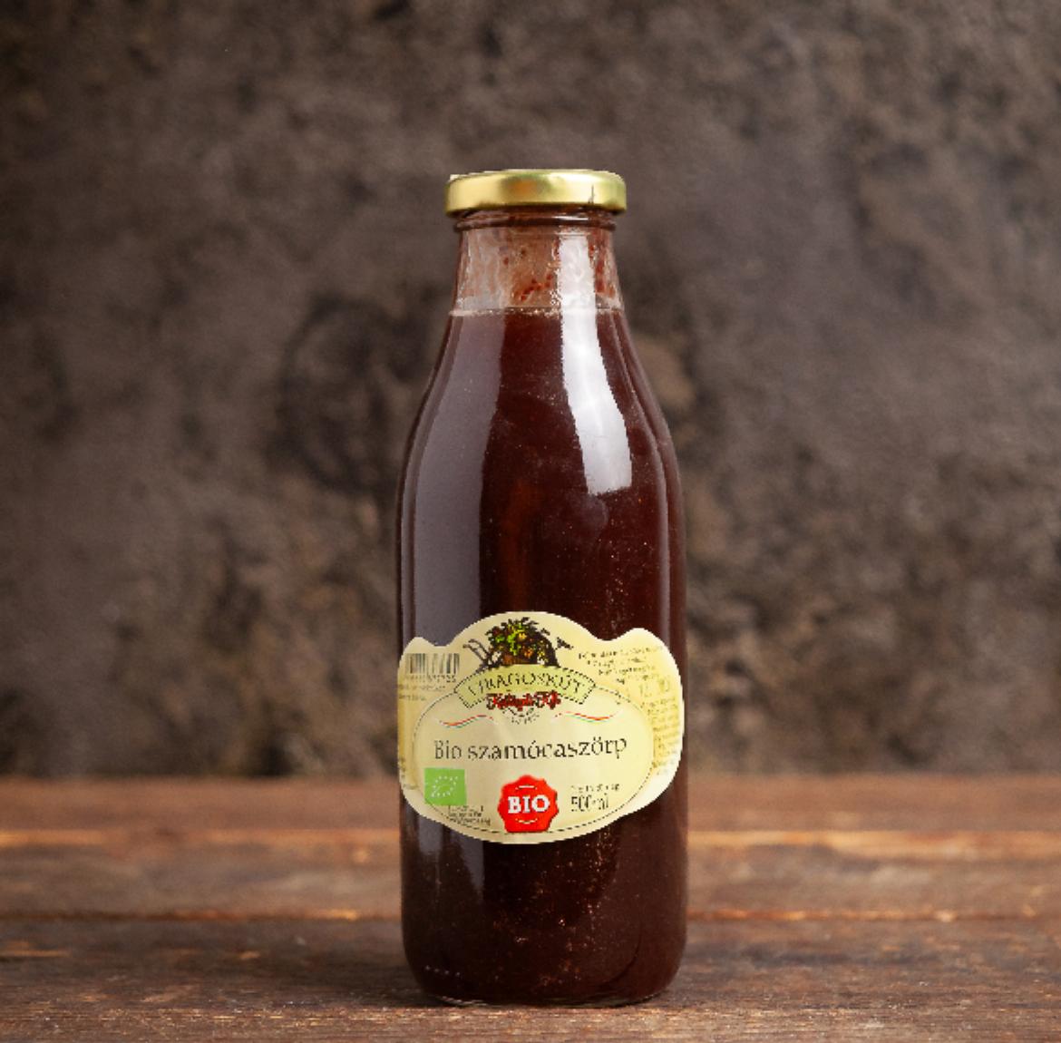 Bio szamócaszörp 500 ml