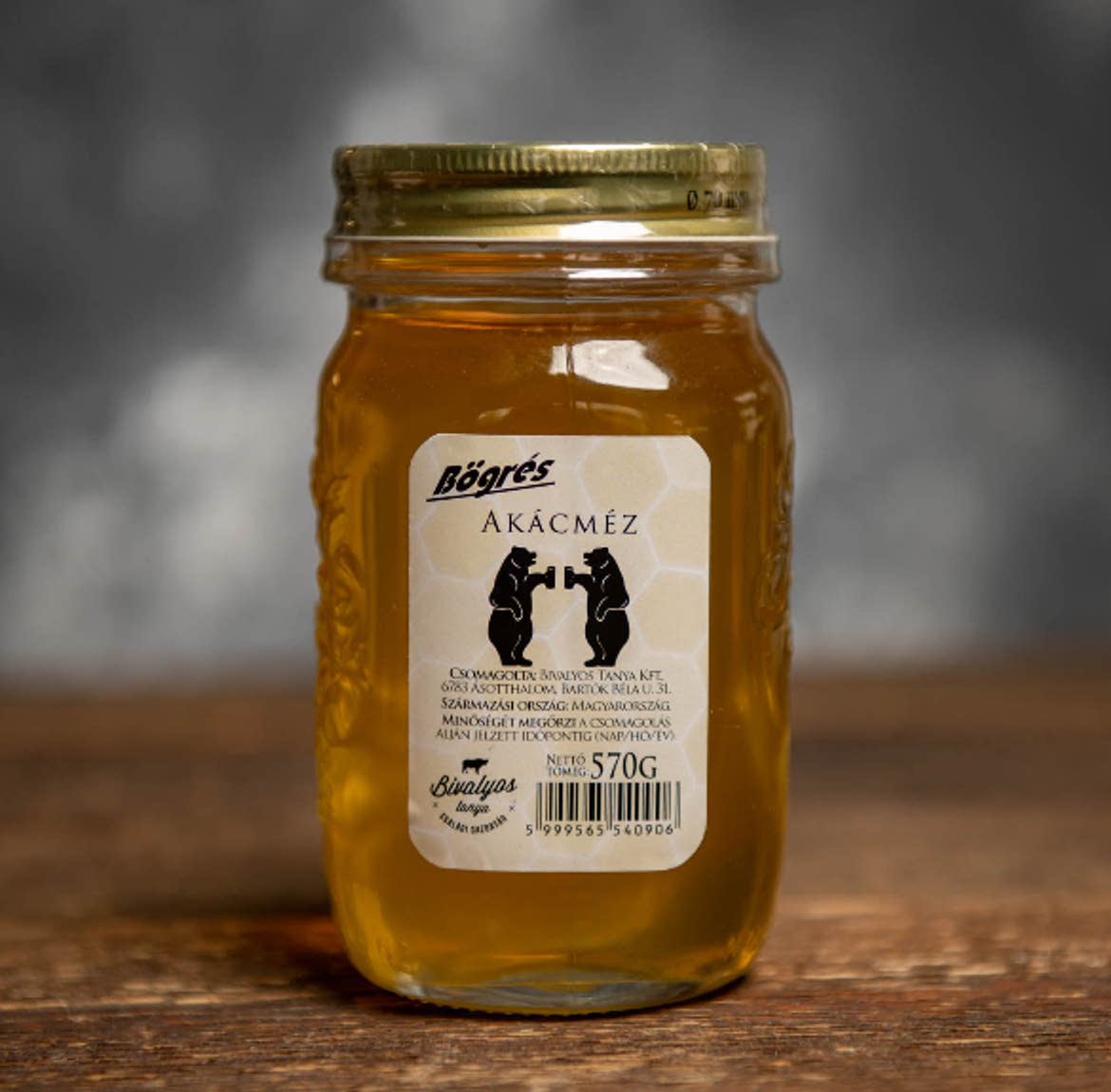 Bögrés akácméz 570 g