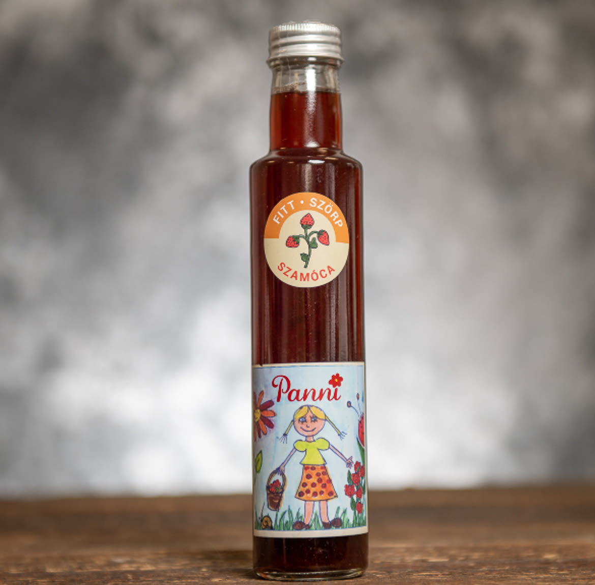 Cukormentes szamócaszörp 250 ml