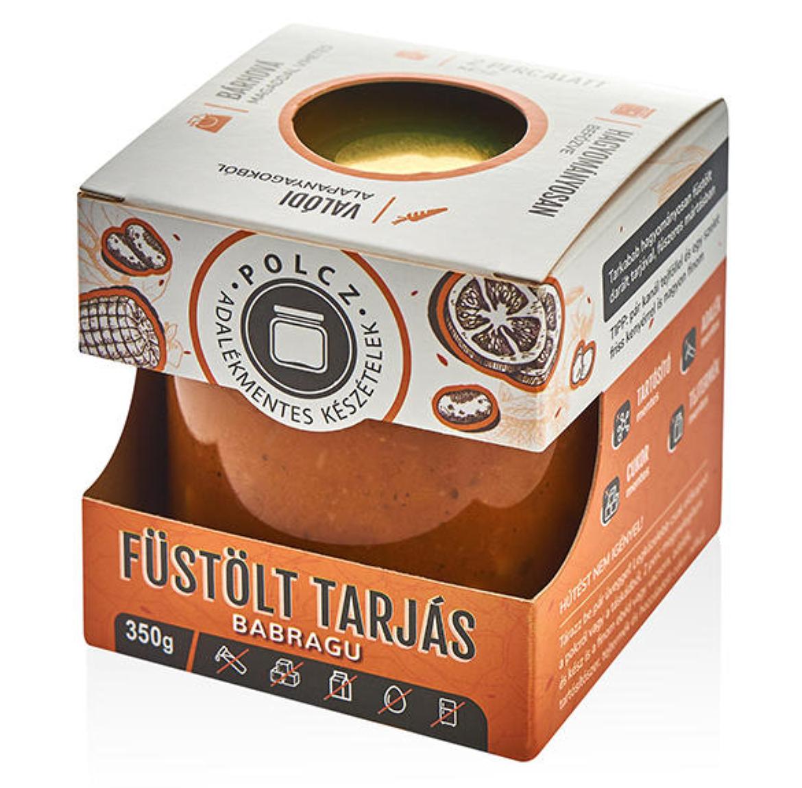 Füstölt tarjás babragu