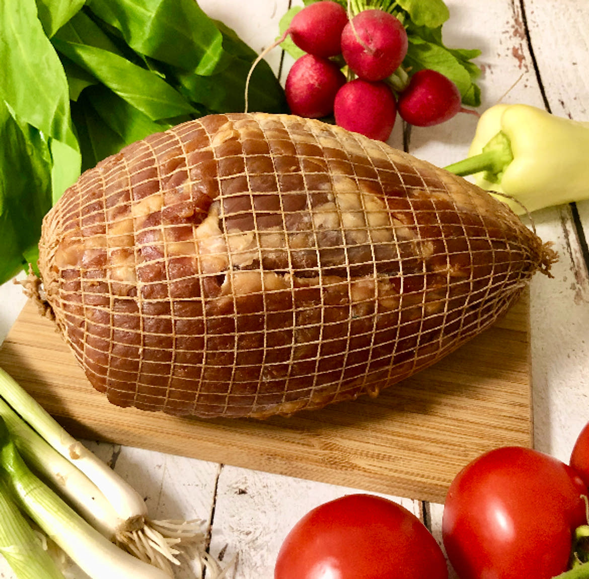 Kötözött mangalica comb sonka kb. 0,8-1 kg