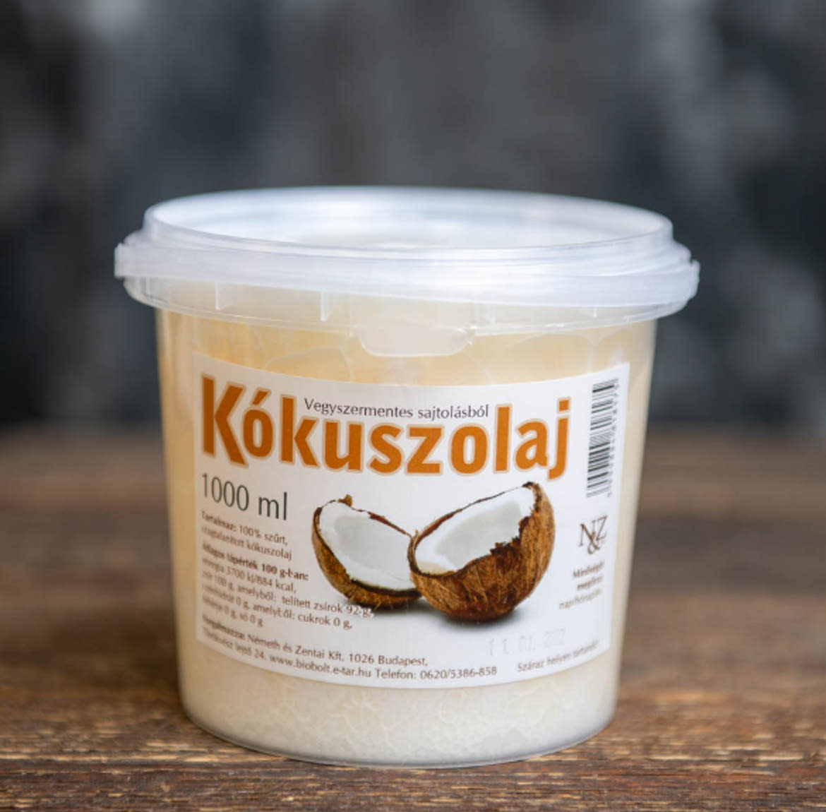 Vegyszermentes sajtolású kókuszolaj
