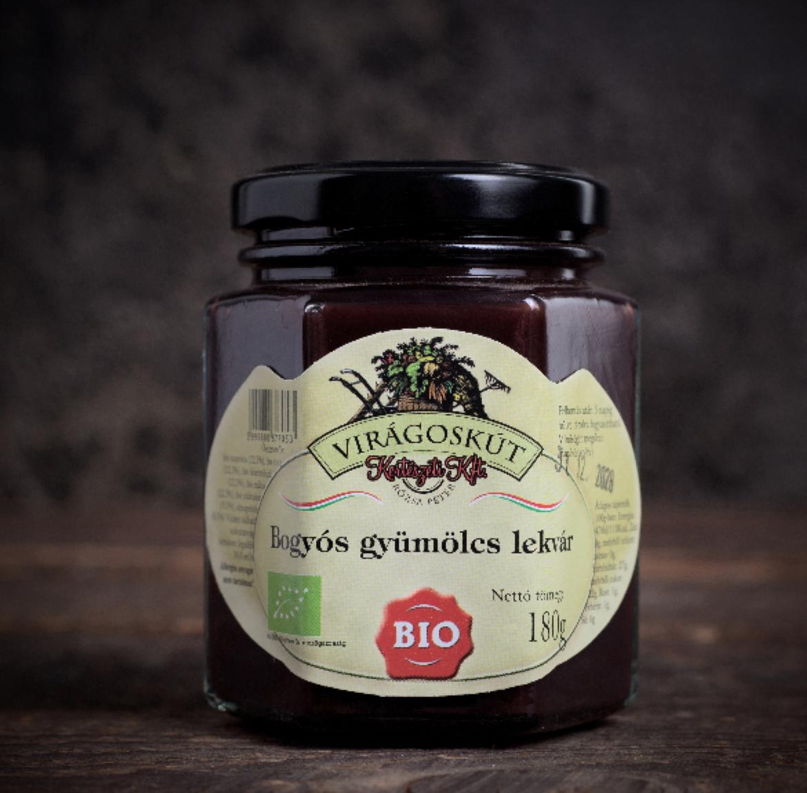 Bio bogyós gyümölcsös lekvár 180 g