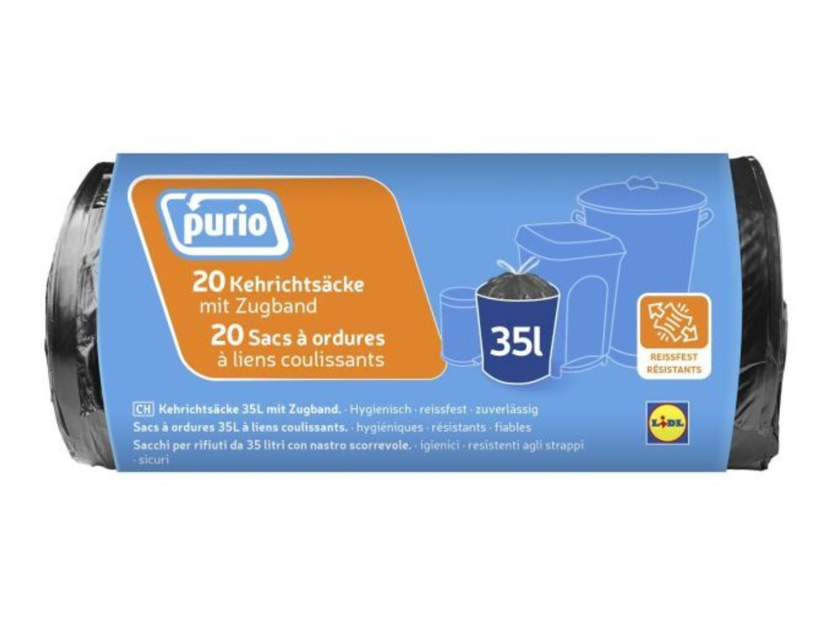 Purio szemeteszsák 35 L