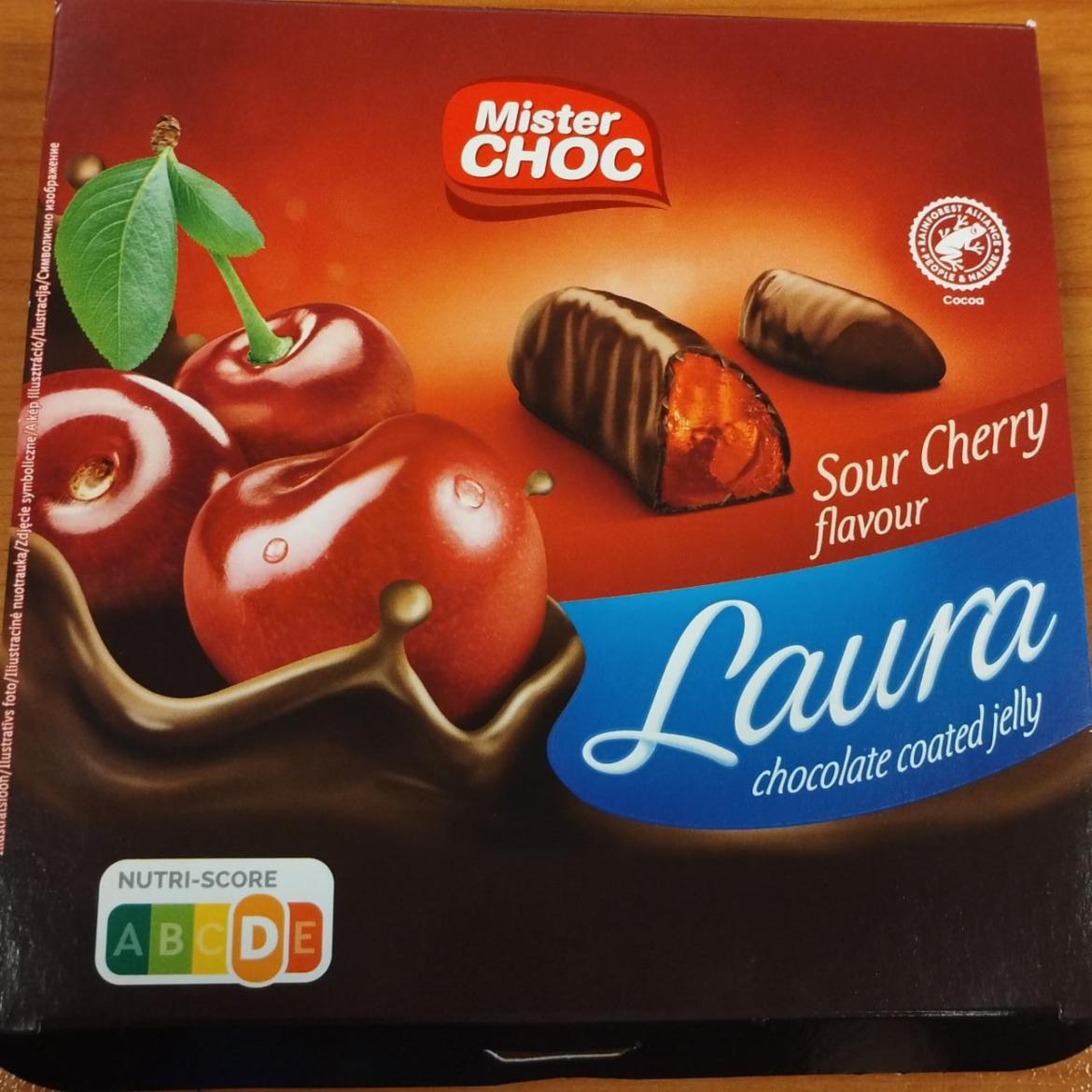Mister Choc Zselés csokoládé meggyes