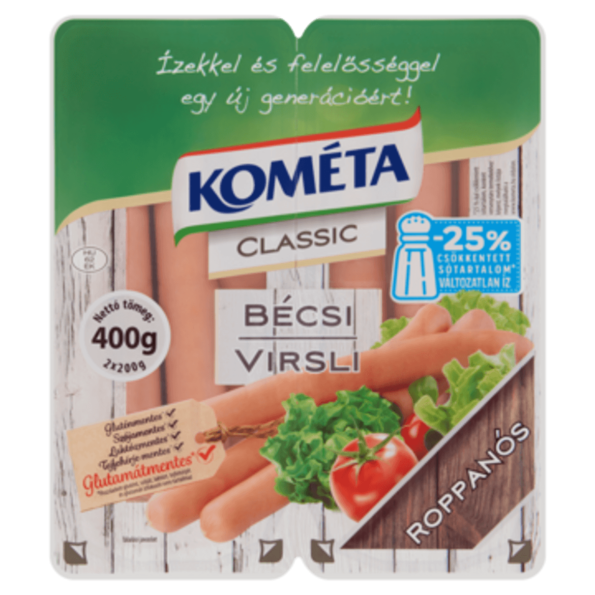 Kométa Classic Bécsi virsli