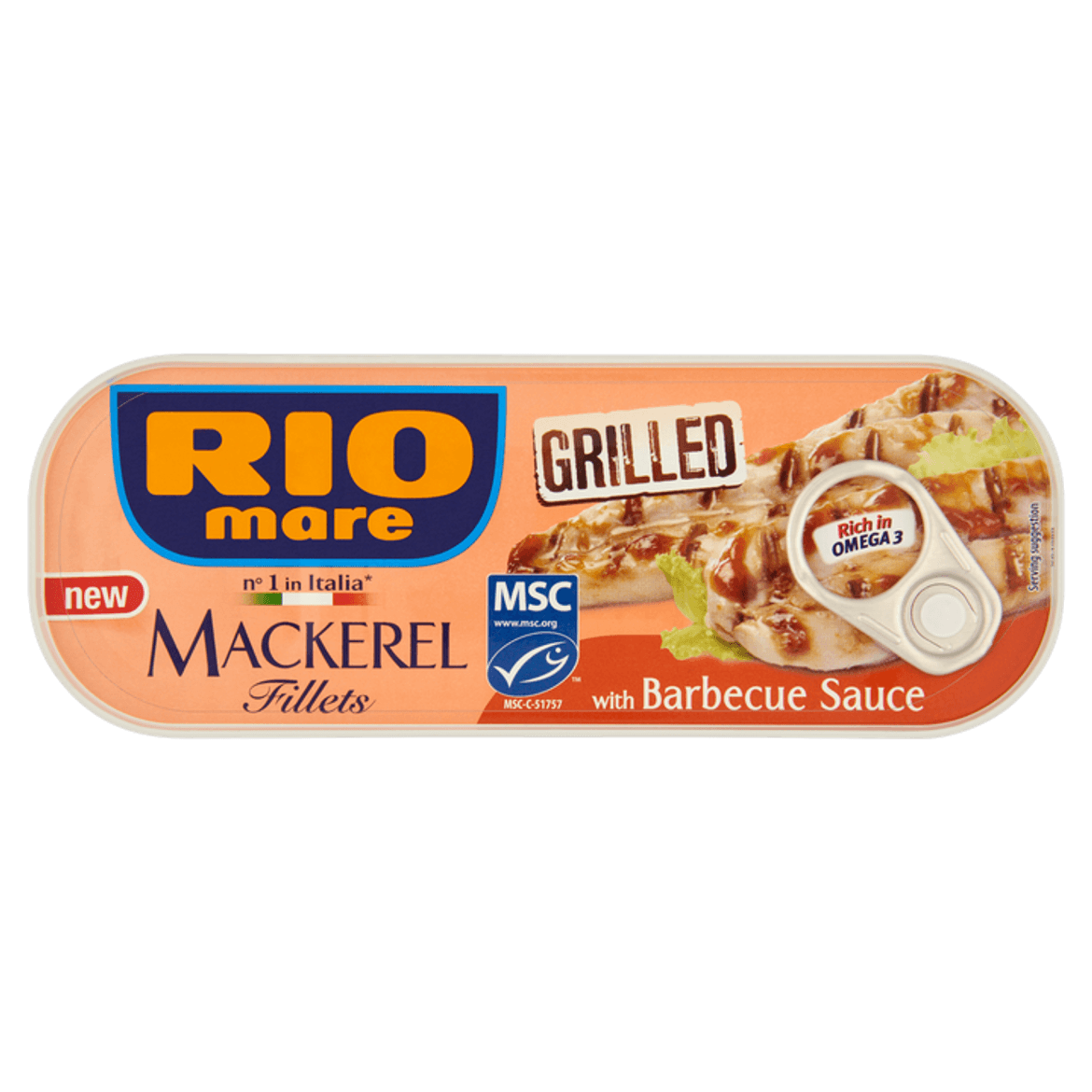Rio Mare grillezett makrélafilé barbecue mártásban
