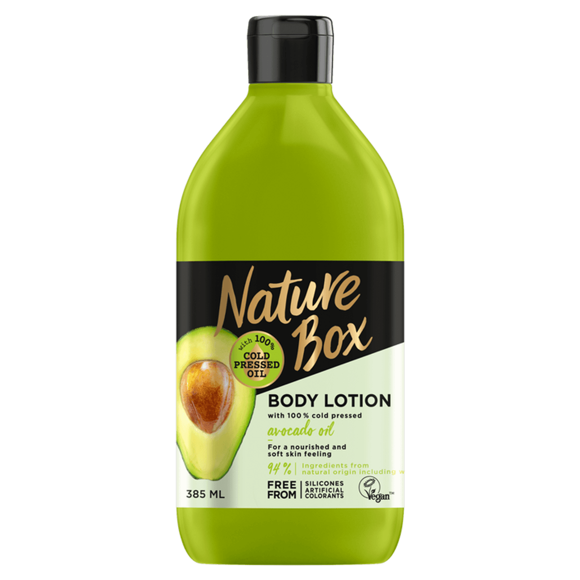 Nature Box testápoló Avokádó a táplált bőrért