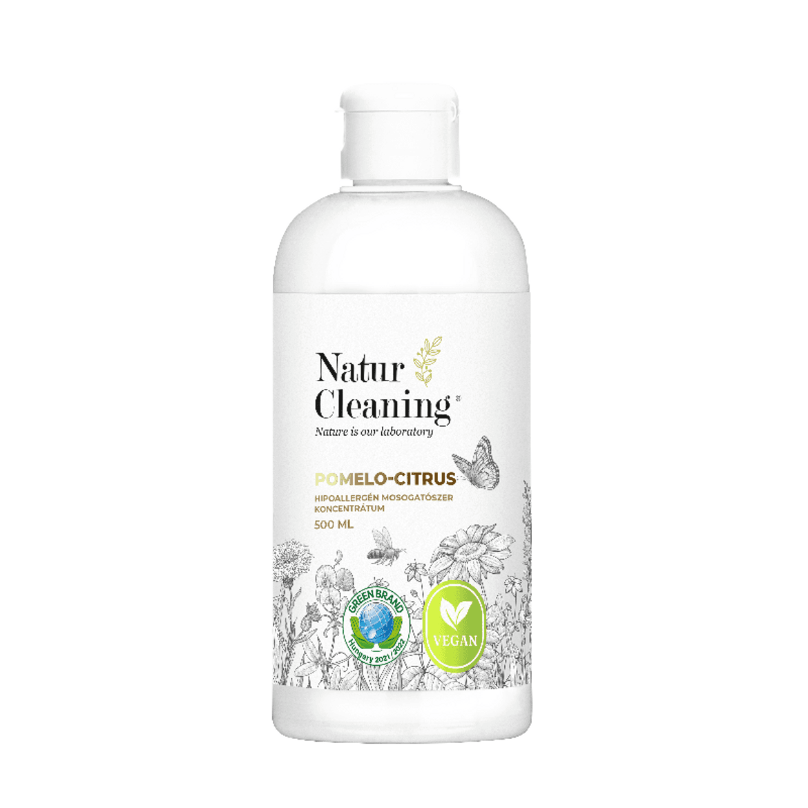 Natur Cleaning mosogatószer koncentrátum Pomelo citrus Hipoallergén