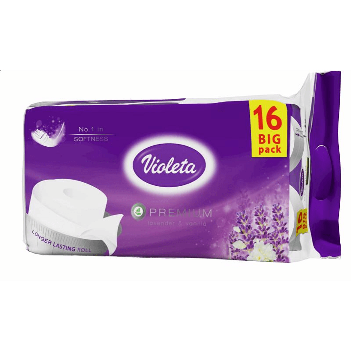 Violeta wc papír esétegű levendula & vanília