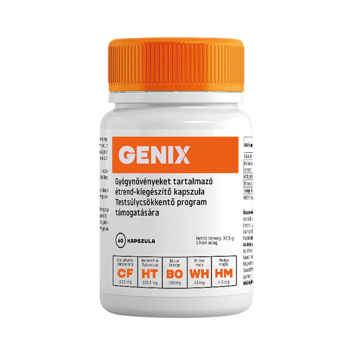 Genix étrend-kiegészítő kapszula testsúlycsökkentő