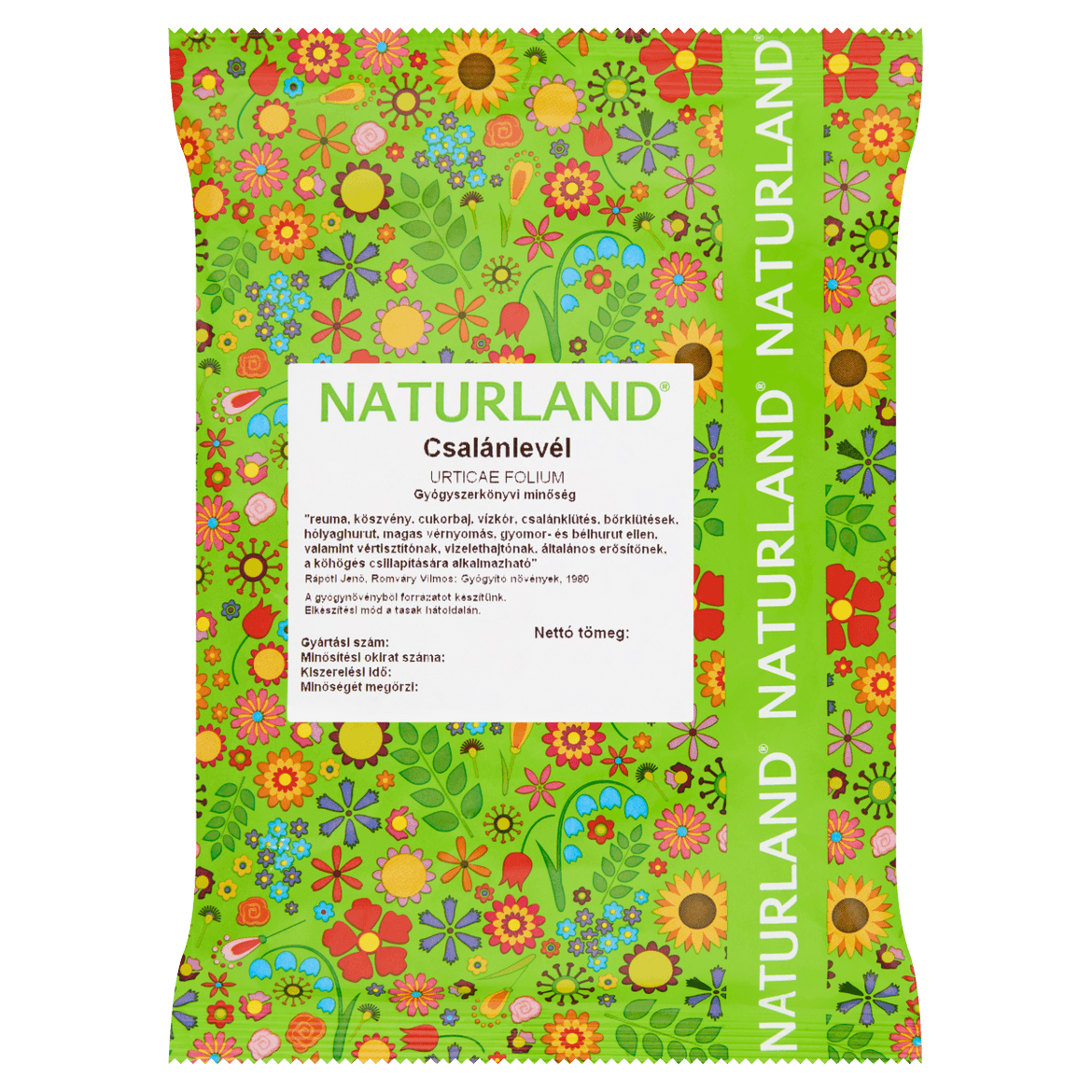 Naturland tea Csalánlevél tasakos