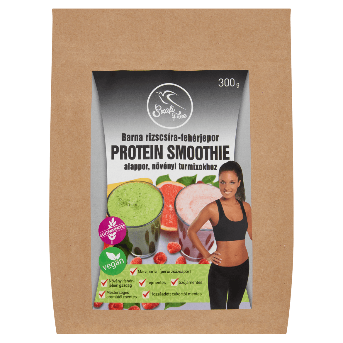 Szafi Free barna rizscsíra-fehérjepor protein smoothie alap