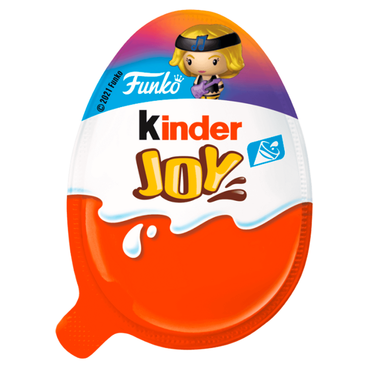 Kinder Joy kakaóval bevont ropogós ostyakülönlegesség tejes és tejes-kakaós krémbe ágyazva