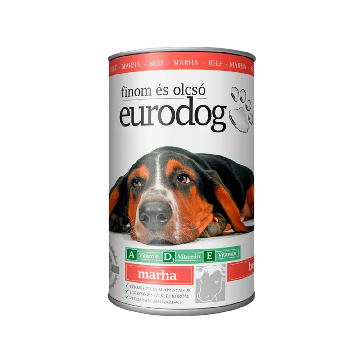 Eurodog kutya konzerv marhás