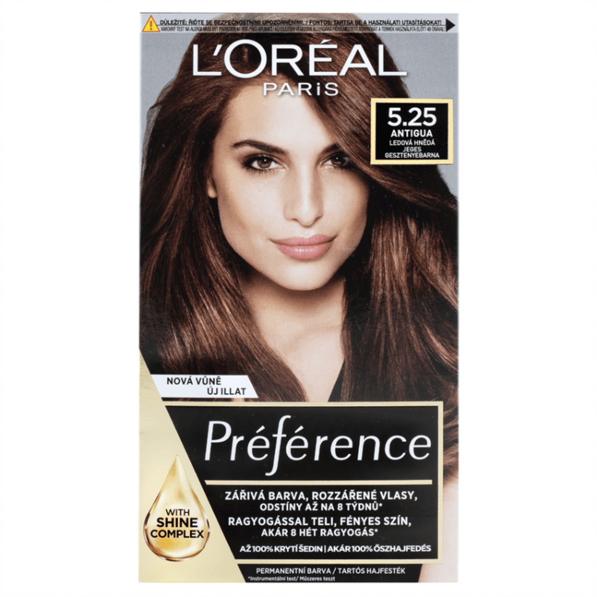 L´Oreal Preference hajfesték Gesztenyebarna