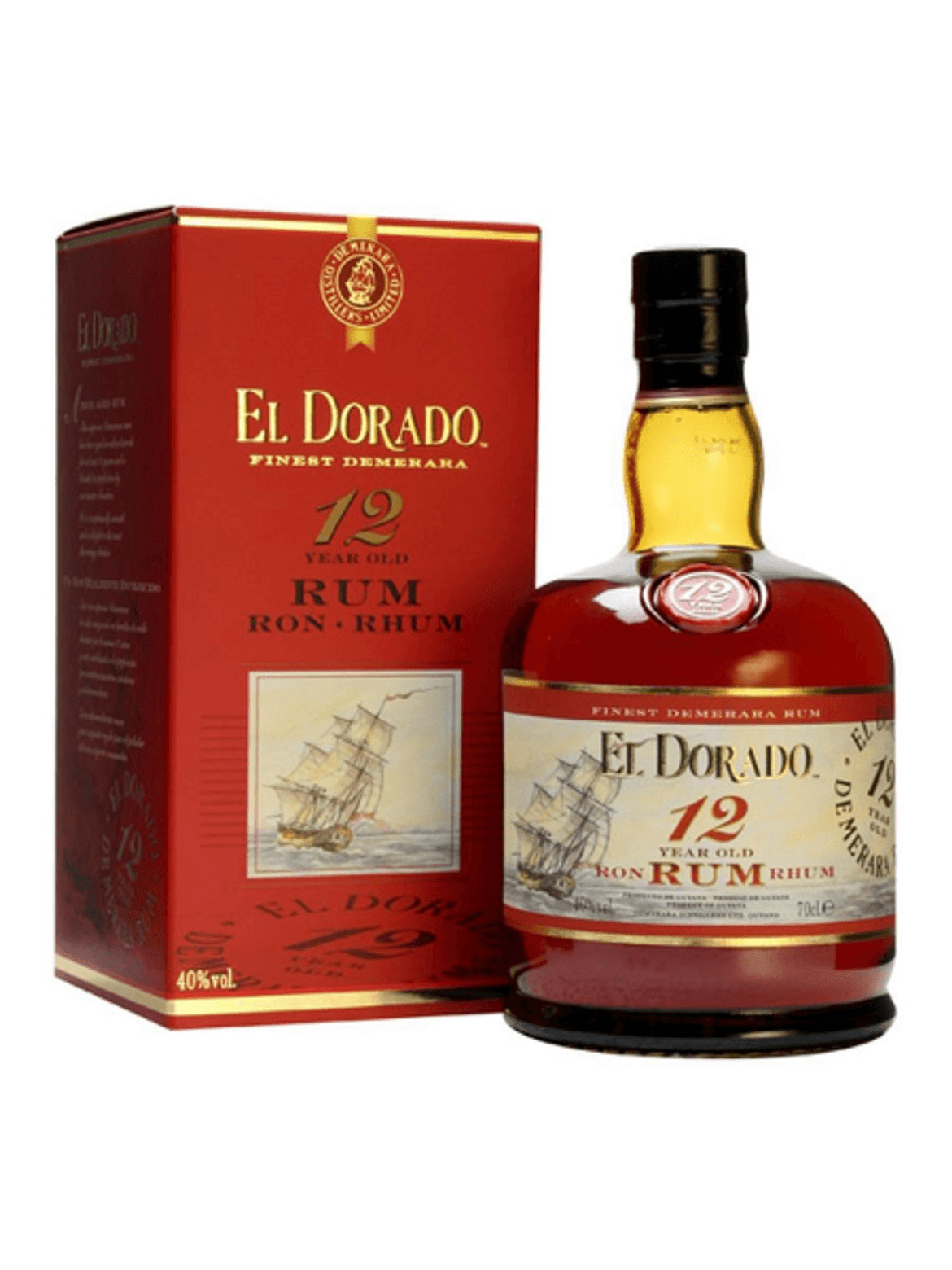 Rum El Dorado 12 éves 40%