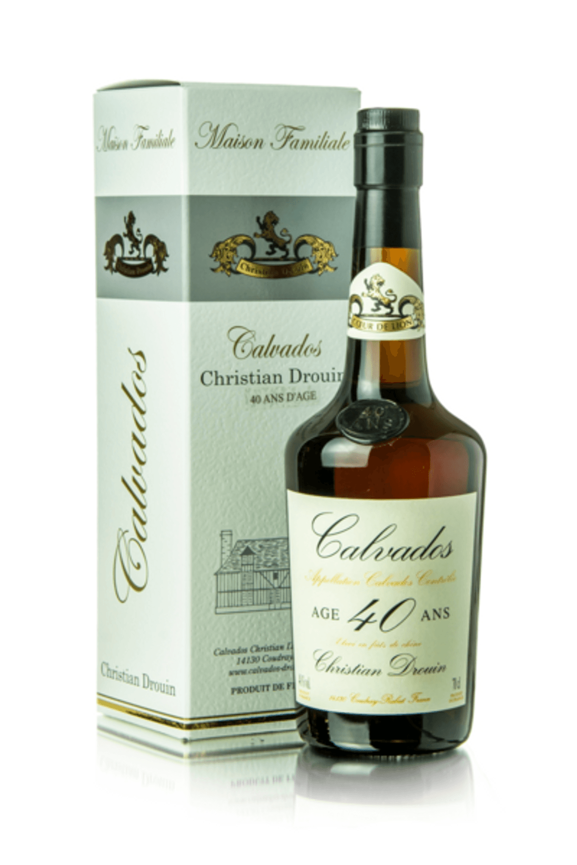 Calvados Christian Drouin 40 éves 40%