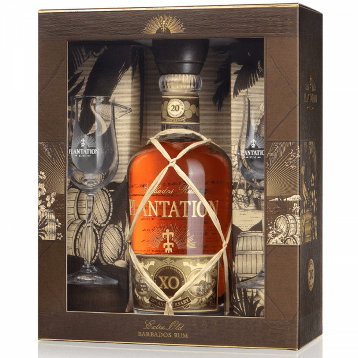 Rum Plantation XO 20th Anniversary 2 pohárral 40%