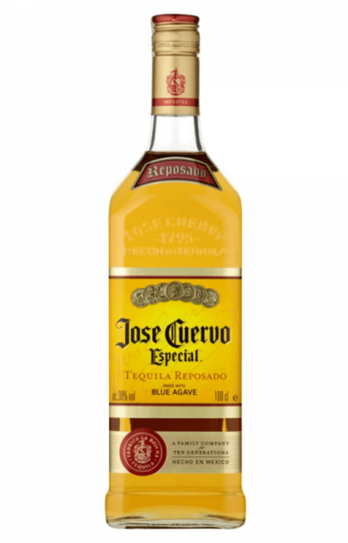 Jose Cuervo Reposado tequila 38%